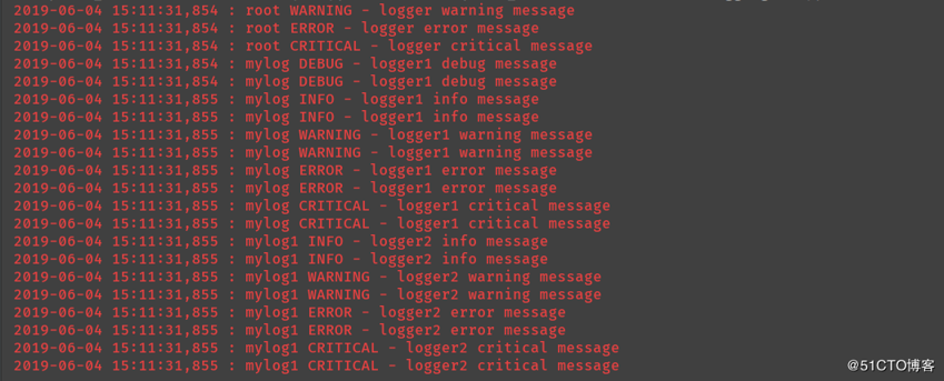 Python - logging模块
