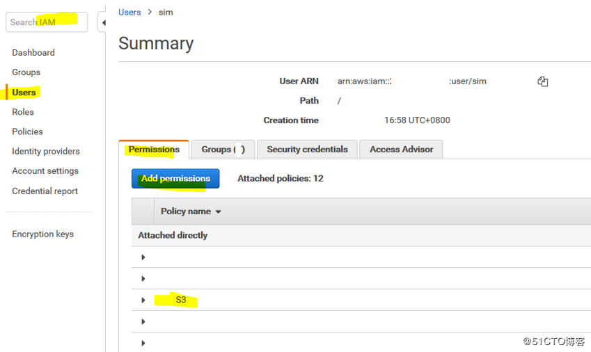 AWS S3 让IAM用户可以list bucket