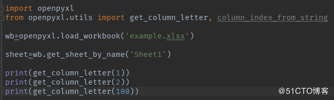 Python调用:'get_column_letter‘错误