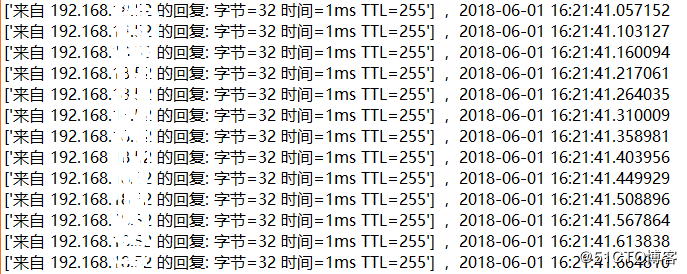 Windows 中通过Python实现ping命令加时间戳